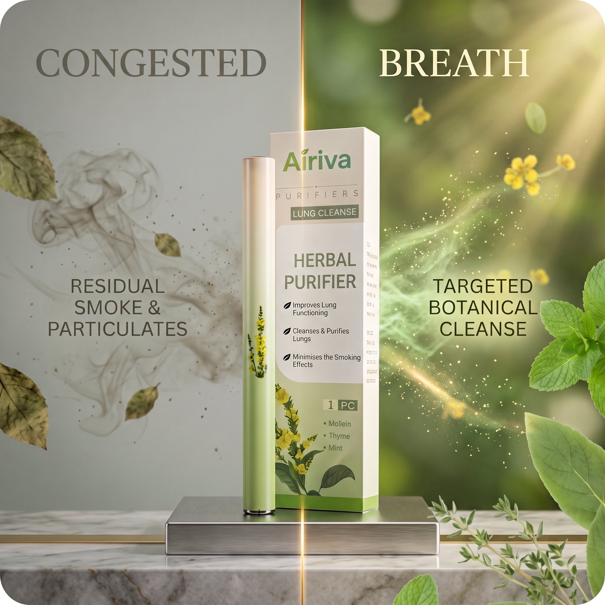 Airiva's Natural Lung Cleanse Inhaler