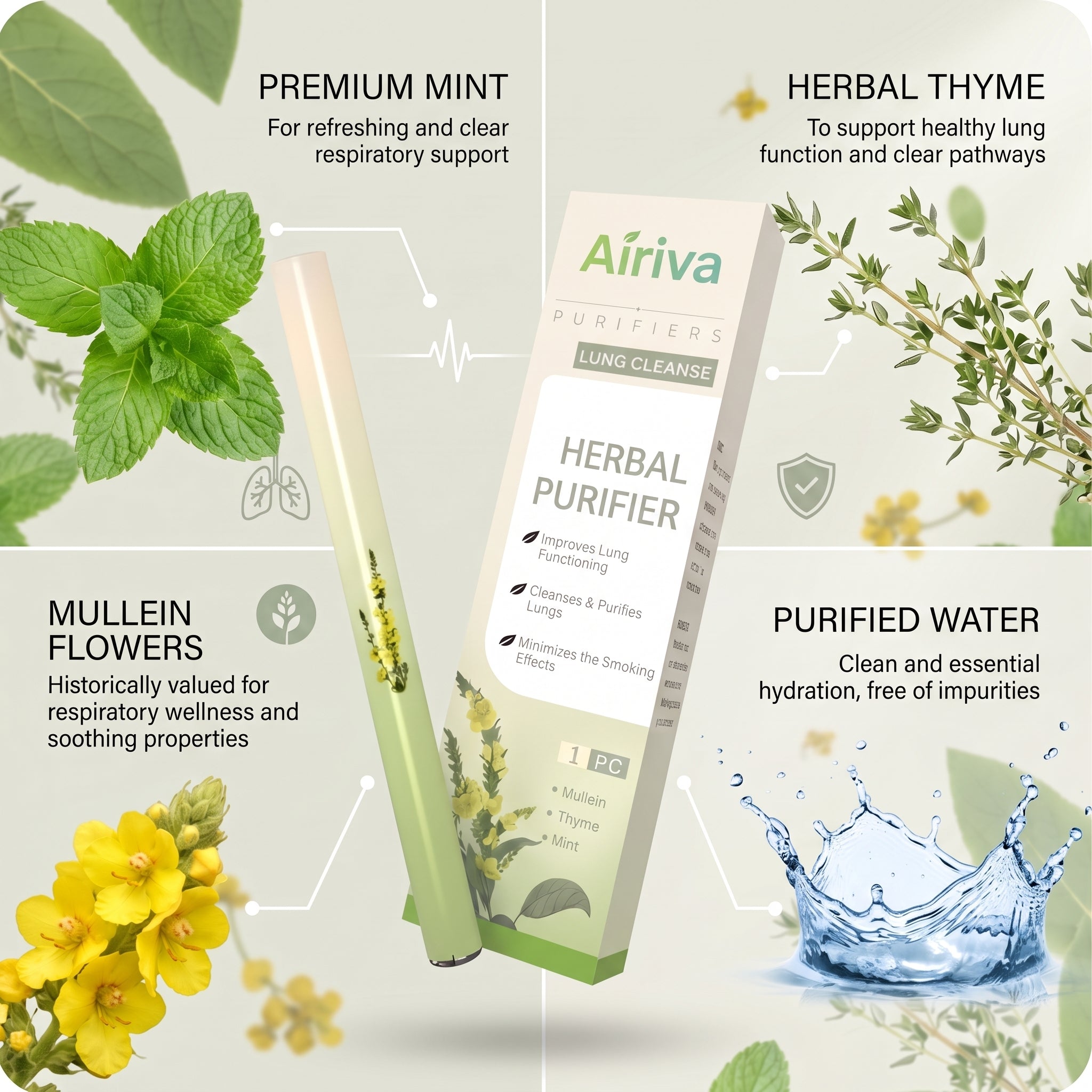 Airiva's Natural Lung Cleanse Inhaler