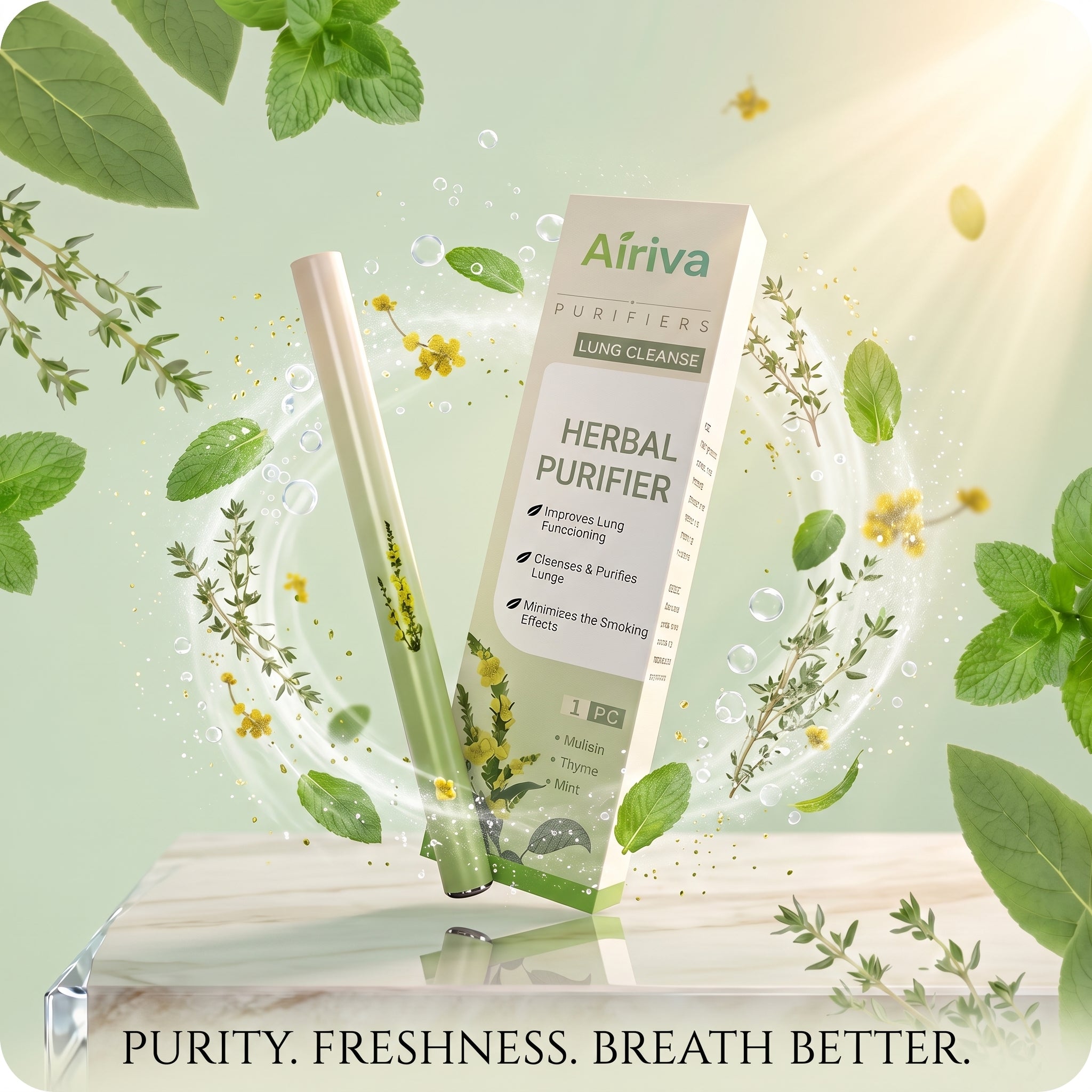 Airiva's Natural Lung Cleanse Inhaler