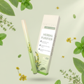 Natural herbal lung support inhaler product packaging